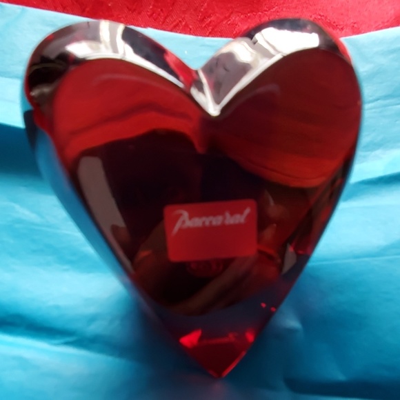 Baccarat Jewelry - Baccarat Red Heart "Vintage"